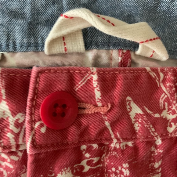 Men’s Ralph Lauren Red Koi Fish Shorts Relaxed Fit Size 38 100% Cotton - Picture 9 of 10